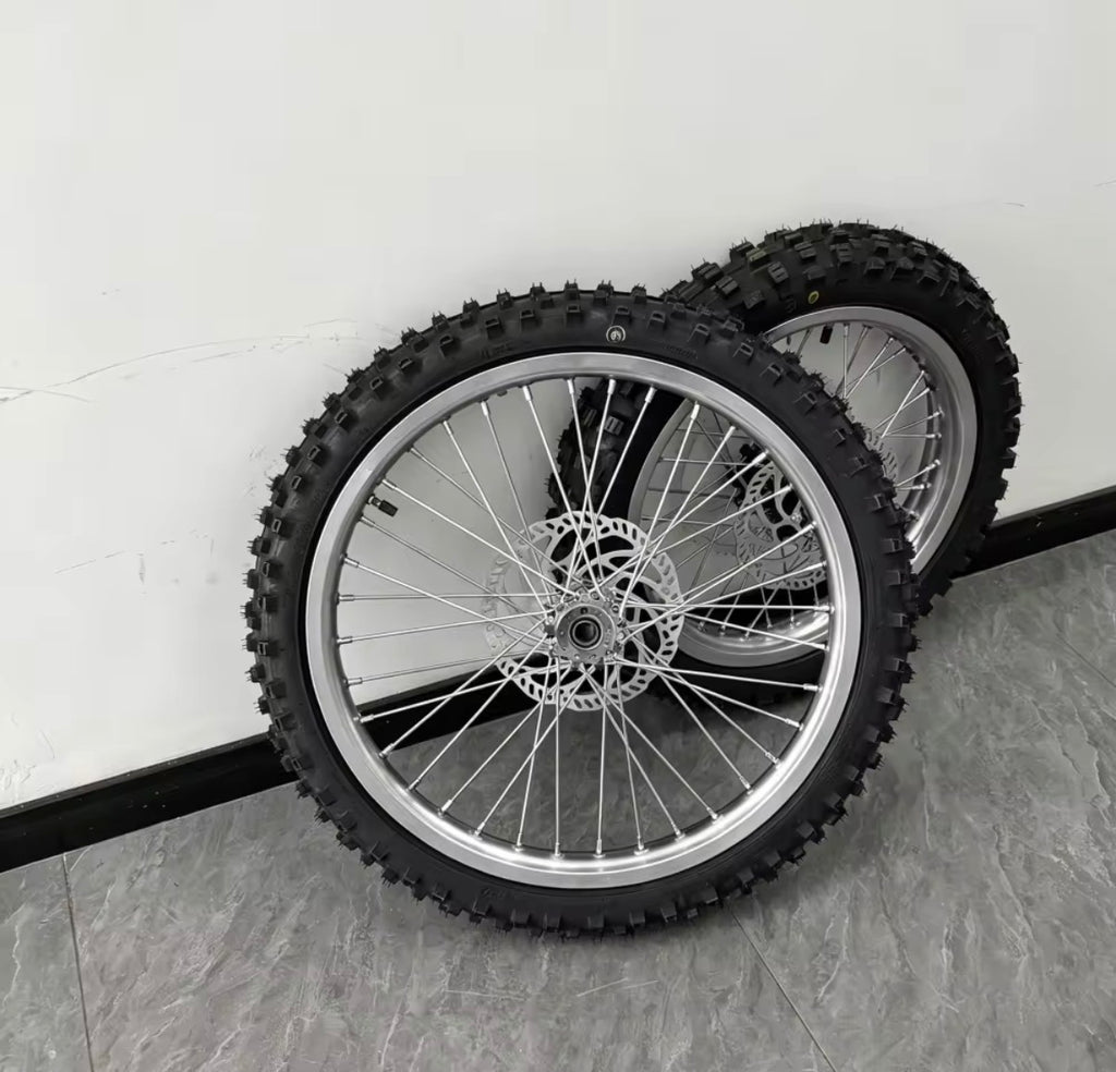 Chrome 16-19in Surron LBX wheel set (PRE-ORDER)