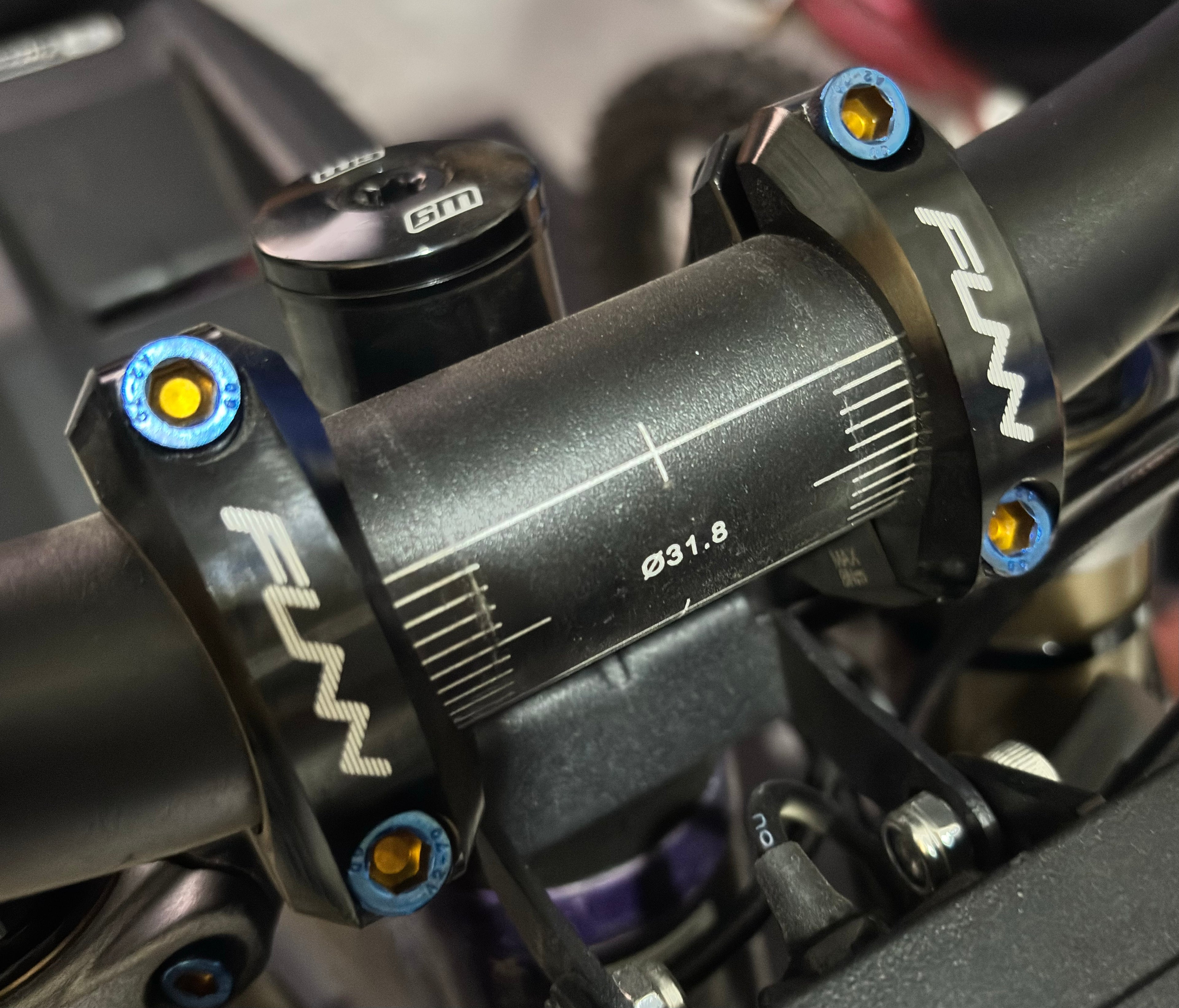 Titanium Direct Mount Handlebar Bolts