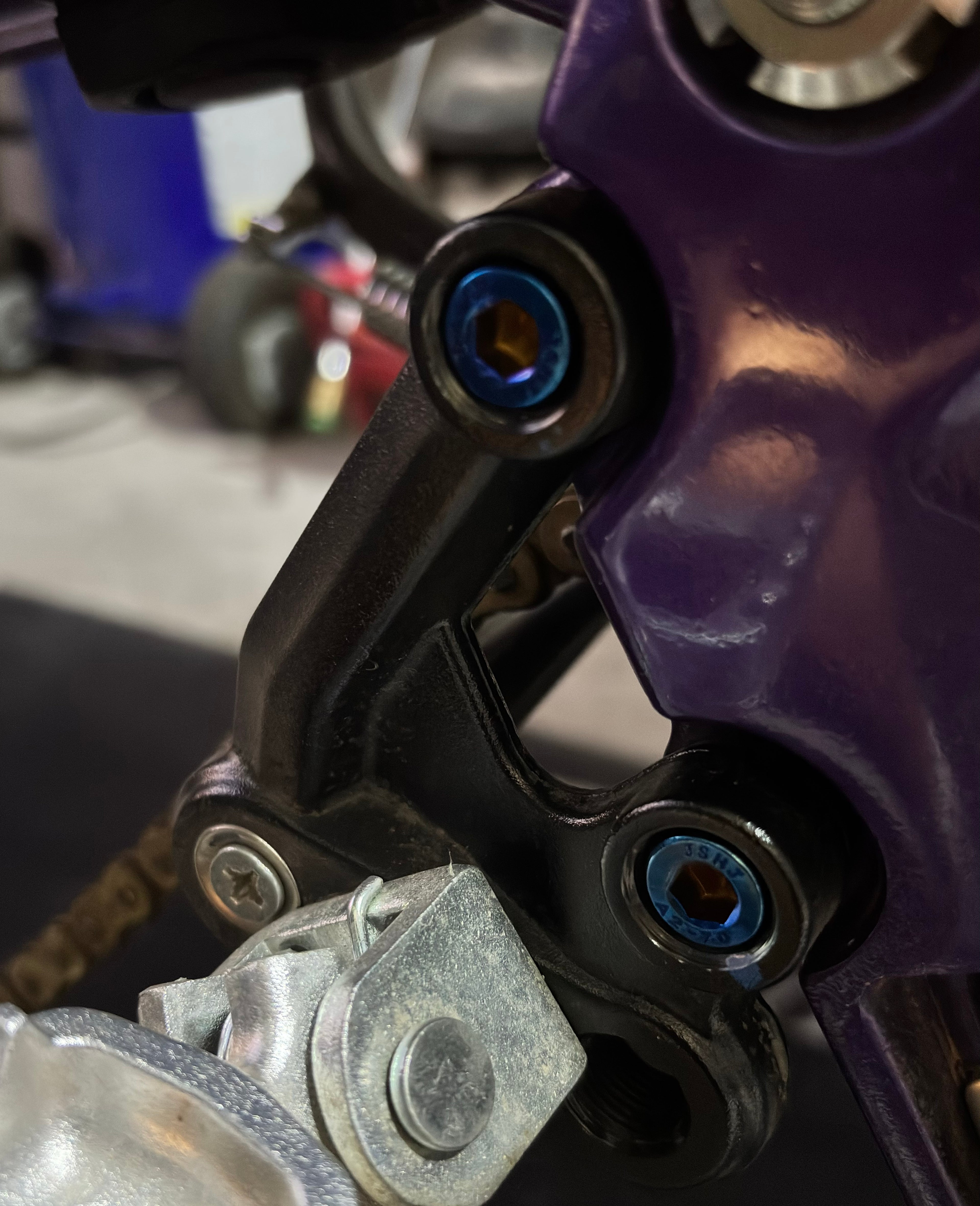 Titanium Peg Bracket Bolts
