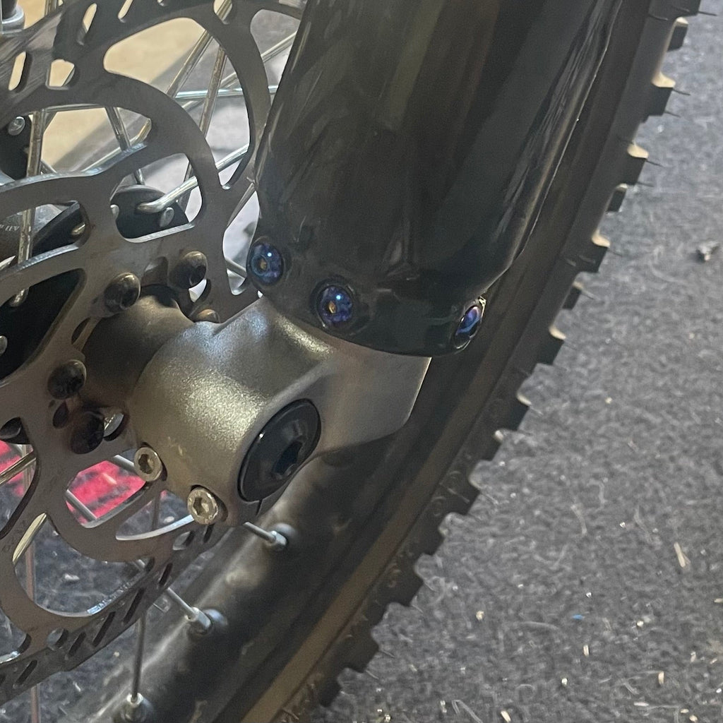 ENTIRE FORK SETUP TITANIUM BOLT SET
