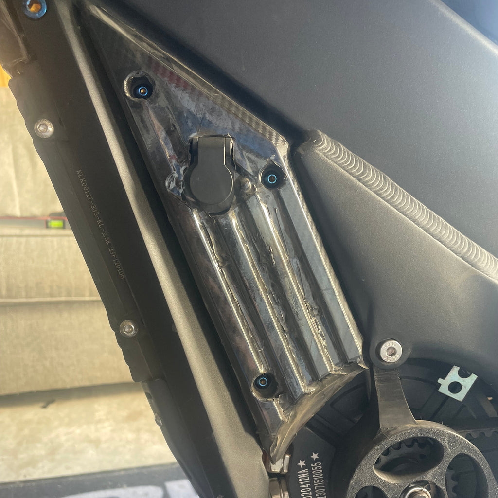 Talaria X3 side plastic titanium bolts