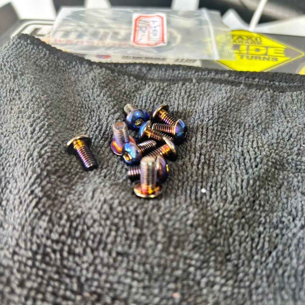 Talaria XXX bash guard titanium bolts