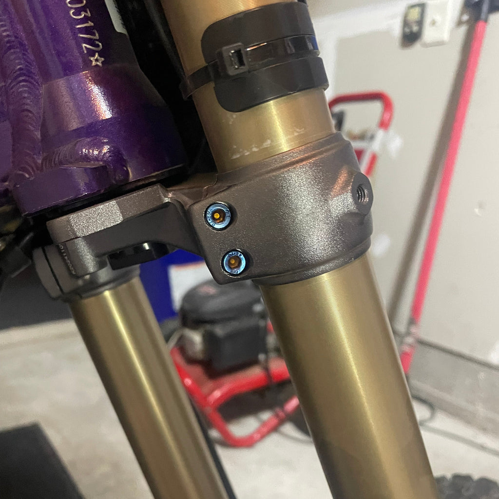 ENTIRE FORK SETUP TITANIUM BOLT SET
